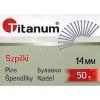Titanum Špendlíky 14 mm, balení 50 g, kovové špendlíky pro scrapbooking a tvoření