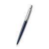Kuličkové pero Parker Jotter Royal Blue CT, tělo z broušené nerezové oceli s chromovými doplňky
