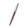 Kuličkové pero Parker Jotter Victoria Violet CT, lakované tělo z broušené nerezové oceli