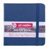 Talens Art Creation Sketch Book skicák 12x12 cm, tmavě modrá velurová vazba, 80 listů 140 g