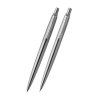 Parker Jotter Stainless Steel sada kuličkové pero a mikrotužka, broušená nerezová ocel