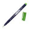 Tombow Fudenosuke Hard zelený, štětcový fix s elastickým hrotem a vodním inkoustem