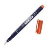 Štětcový fix Tombow Fudenosuke Hard oranžový s elastickým hrotem pro lettering a kaligrafii