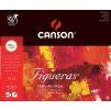 Canson Figueras Oil 290g blok 10 listů 38x46 cm, papír na olejomalbu s texturou plátna
