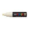 Uni Posca PC-8K akrylový popisovač se seříznutým hrotem 8 mm, odstín ivory 46