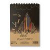 SM.LT Star Pad Black A5, blok s černým papírem 120 g/m2, 20 listů, kroužková vazba