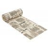 Dekorační lněná látka HobbyFun Vintage City, šíře 29 cm, délka 5 m, potisk města