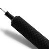 Rotring 500 Green, šestihranné mosazné tělo s matně červeným lakem a rýhovaným úchopem