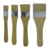 Plochý široký štětinový štětec spalter t_brush 8009, bílá vepřová štětina, různé velikosti