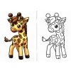 Omalovánky A5 ZOO pro nejmenší, velké jednoduché obrázky rozvíjející zručnost a kreativitu