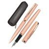 Set kuličkového a plnícího pera Online Eleganza Diamond Rosegold, kožené pouzdro - sada