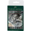 Faber-Castell Pitt Artist Pen Brush Black & Grey, sada 8 ks v plastovém pouzdru