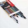 Trojhranné pastelky Kores Kolores Style Metallic, ergonomický tvar pro školní i kreativní kreslení