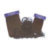 Dekorační rybářská síť 2 x 4 m, přírodní bavlna, hnědá, velikost ok 3,5 x 3,5 cm