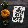 Šablona FINGER Inspire A4 Halloweenské dýně pro dekoraci textilu, nábytku a stěn