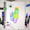 Uni Posca 5M levandulová, voděodolná po zaschnutí, vhodná pro výtvarníky i hobby