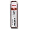 Rotring TIKKY tuhy do mikrotužky 0,5 mm tvrdost 2B, balení 12 tuh