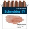 Schneider inkoustové bombičky 6 ks, koňakový inkoust pro plnící pera