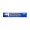 UNI náplně Erasable Gel modré, sada 3 ks pro gumovací pera URN181 a UF222