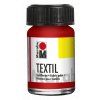 Barva na textil Marabu Textil 15 ml, odstín červená 232, vodní báze