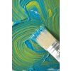 Sada spalterů Pébéo White Bristle 25, 40 a 50 mm, vhodná pro blending a impasto