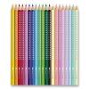 Faber-Castell Sparkle pastelky z měkkého cedrového dřeva, snadné ořezávání