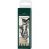 Faber-Castell Pitt Artist Pens sada 4 ks, hroty 1,5 mm, C, B, FM, černý inkoust
