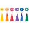 Sada 6 štětcových fixů Faber-Castell Pitt Artist Pens Brush, série Colour Wheel