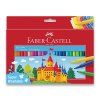 Faber-Castell dětské fixy souprava 50 zářivých barev se silným hrotem, papírový přebal