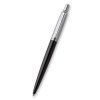 Parker Jotter Bond Street Black, černě lakované tělo z broušené nerezové oceli s chromem