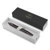 Parker IM Monochrome Titanum, monochromatický design, tělo i doplňky v titanovém odstínu PVD