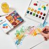 Carioca PLUS Solid akvarelové barvy pro děti a kreativní tvorbu, sada 24 odstínů