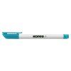 Popisovač Kores K-Marker Whiteboard tenký hrot 1-2 mm, tyrkysová barva, na bílé tabule