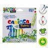 Sada Carioca textilní fixy maxi hrot, permanentní barvy po zaschnutí