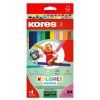 Pastelky Kolores JUMBO trojhrané 24 barev KORES