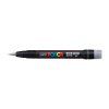 Uni POSCA PCF-350 akrylový fix se štětcovým hrotem 1-8 mm, odstín stříbrná