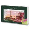 Faber-Castell Pitt Artist Pen Paris, sada 12 štětcových popisovačů s pigmentovým inkoustem