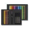 Sada Faber-Castell 37 ks, 32 pastelek Albrecht Dürer a 4 fixy Pitt Artist Pen s pigmentovým inkoustem