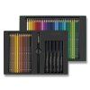 Sada Faber-Castell 46 ks pro kombinaci suché a mokré akvarelové techniky