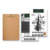 Sada Faber-Castell Pitt Artist Pen, hroty XXS, XS, S, F, M, 1.5, B, FM, + skicář 140 g/m2