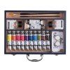 Sada Van Gogh Starter XL pro olejomalbu, štětce, médium, ředidlo, paleta a 12 tub 40 ml