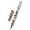 Sharpie Metallic zlatý fix 1,4 mm, rychleschnoucí, odolný vodě a světlu, délka stopy 225 m