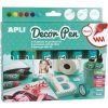 Sada 6 perleťových 3D gelových popisovačů Apli Decor Pen, každý 25 ml