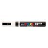 Posca PC-5BR bílý, poloohebný štětcový hrot pro detaily i široké tahy, stopa 1-4 mm