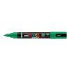 Uni Posca PC-5BR akrylový popisovač, zelená 6, štětcový hrot, stopa 1-4 mm