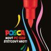 Uni Posca PC-5BR béžový, poloohebný štětcový hrot pro lettering a dekoraci povrchů