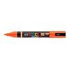 Akrylový popisovač Uni Posca PC-5BR se štětcovým hrotem 1-4 mm, oranžová odstín 4