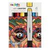 Carioca Art PLUS sada 6 vodou rozpustných voskovek v boxu, hladká textura