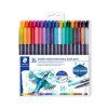 Staedtler Design Journey sada 36 oboustranných akvarelových fixů, štětcový hrot 1-6 mm, fine 0,5-0,8 mm