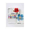 Sada akvarelů White Nights Atlas Botanical s integrovanou paletou, 12 × 2,5 ml